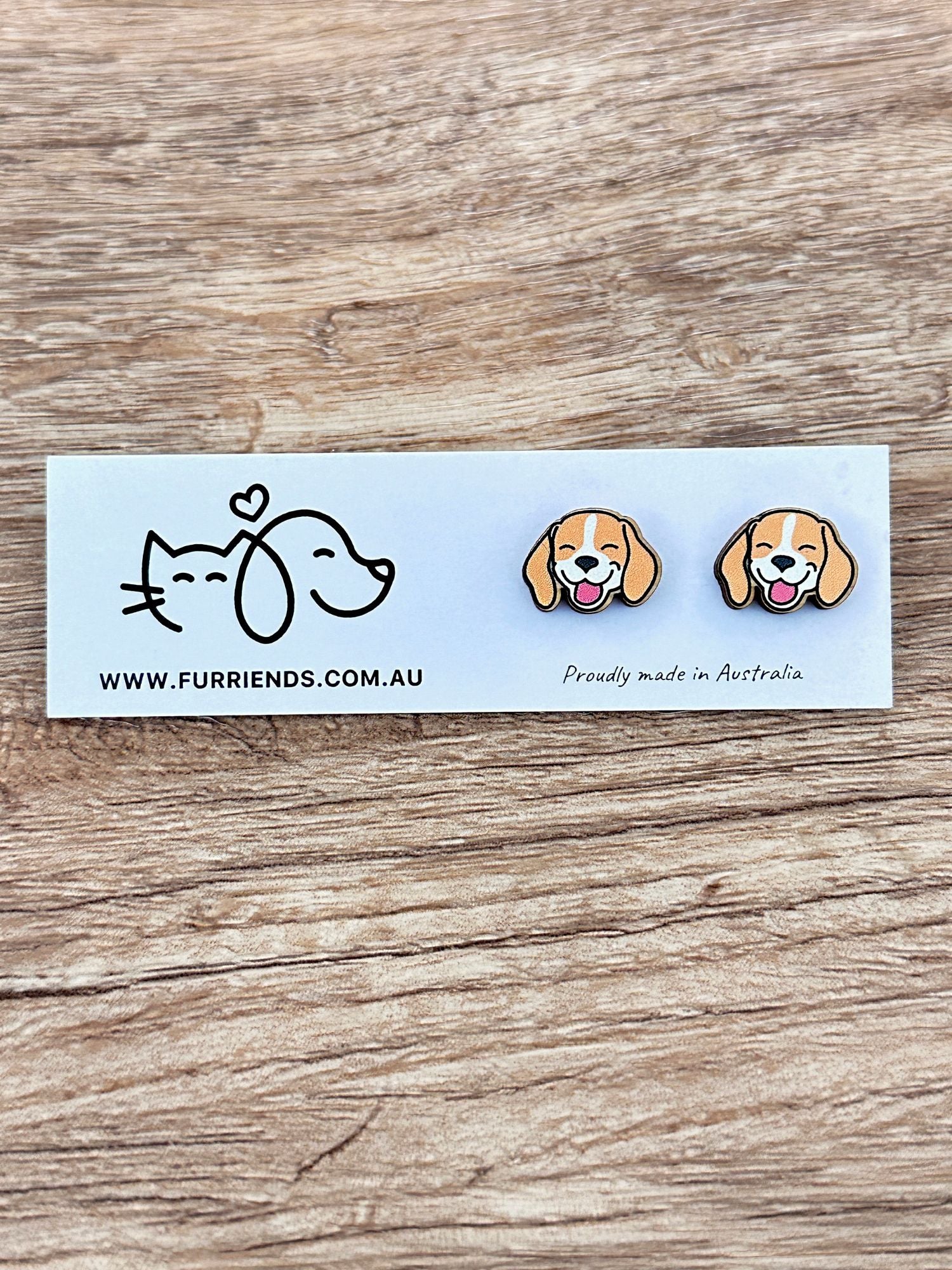 Beagle ColourPop Stud Earrings