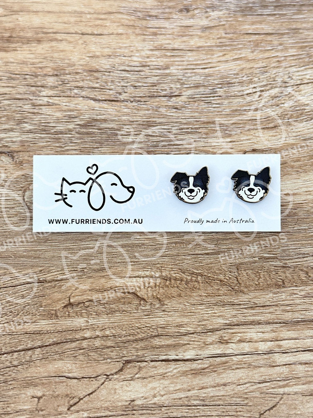 Border Collie ColourPop Stud Earrings