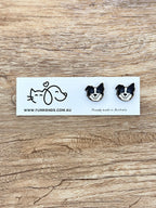 Border Collie ColourPop Stud Earrings