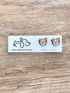 Border Collie ColourPop Stud Earrings