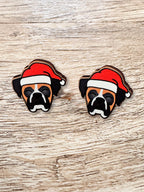Boxer Christmas Edition ColourPop Stud Earrings