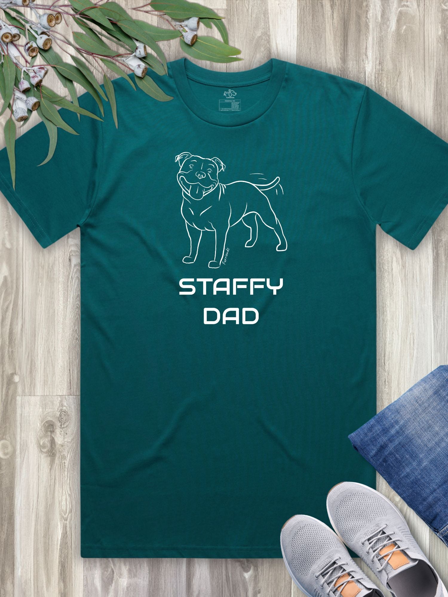 Staffy Dad Regular Fit-T-Shirt