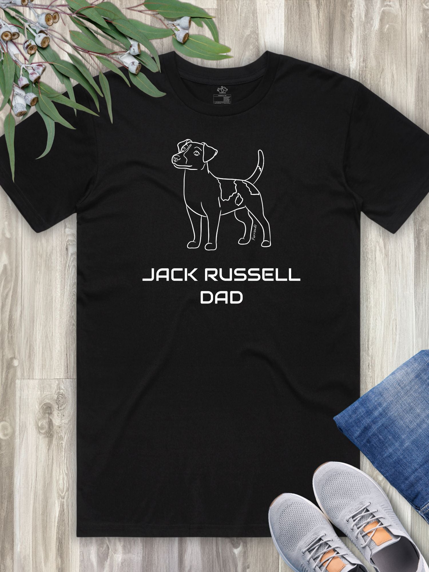 Jack Russell Terrier Dad (Smooth Coat) Regular Fit-T-Shirt