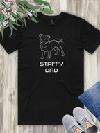 Staffy Dad Regular Fit-T-Shirt