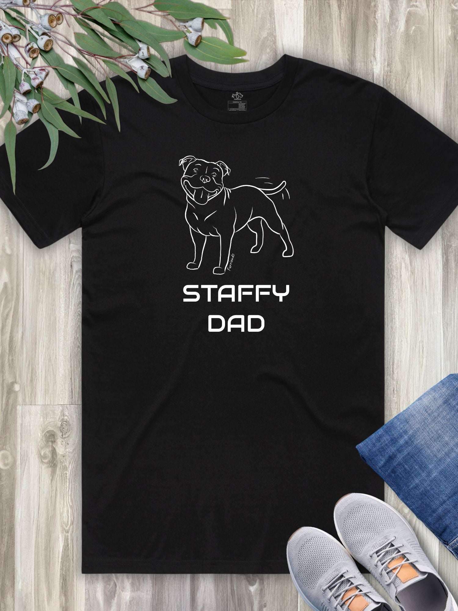 Staffy Dad Regular Fit-T-Shirt