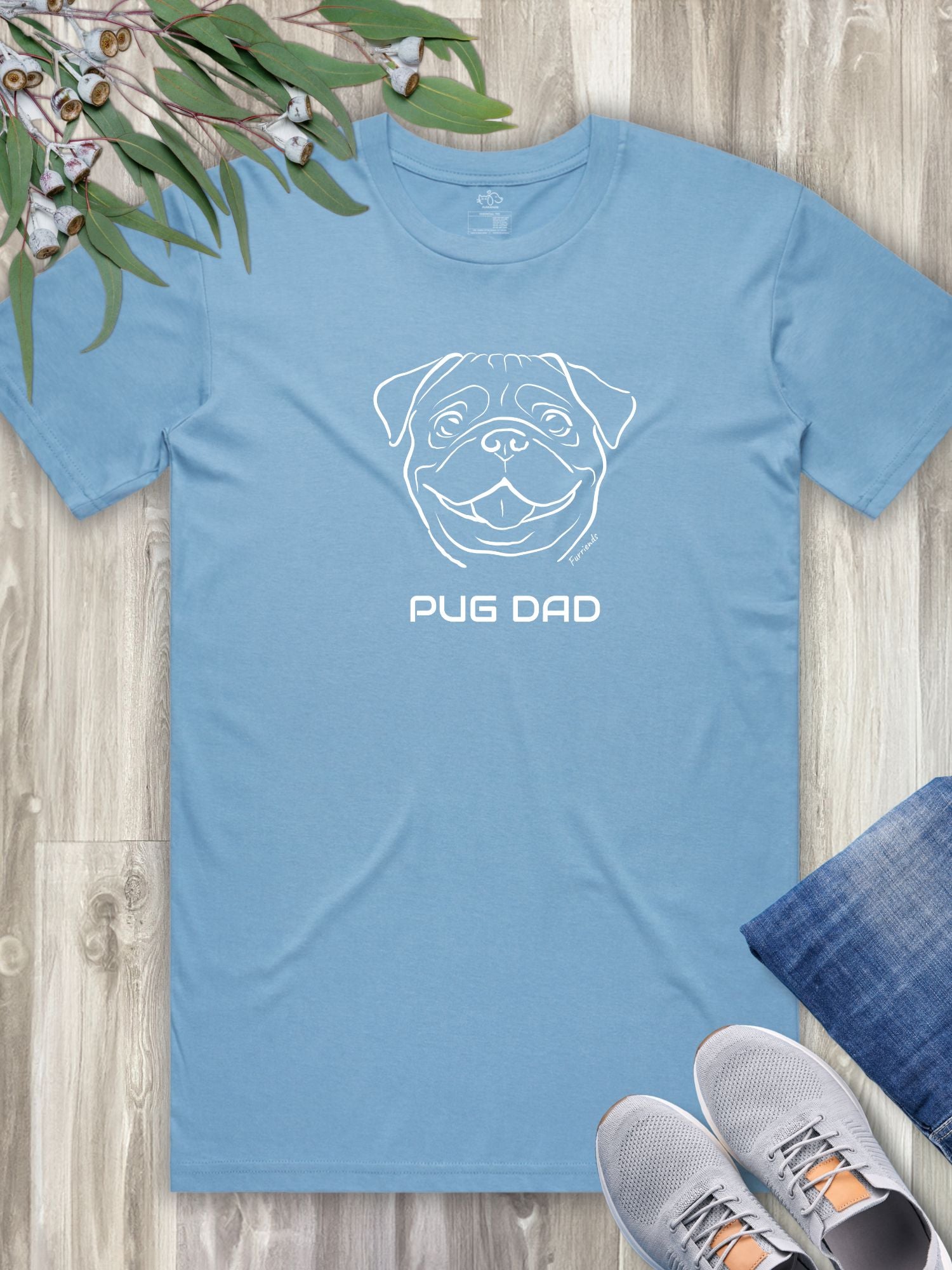 Pug Dad Regular Fit-T-Shirt