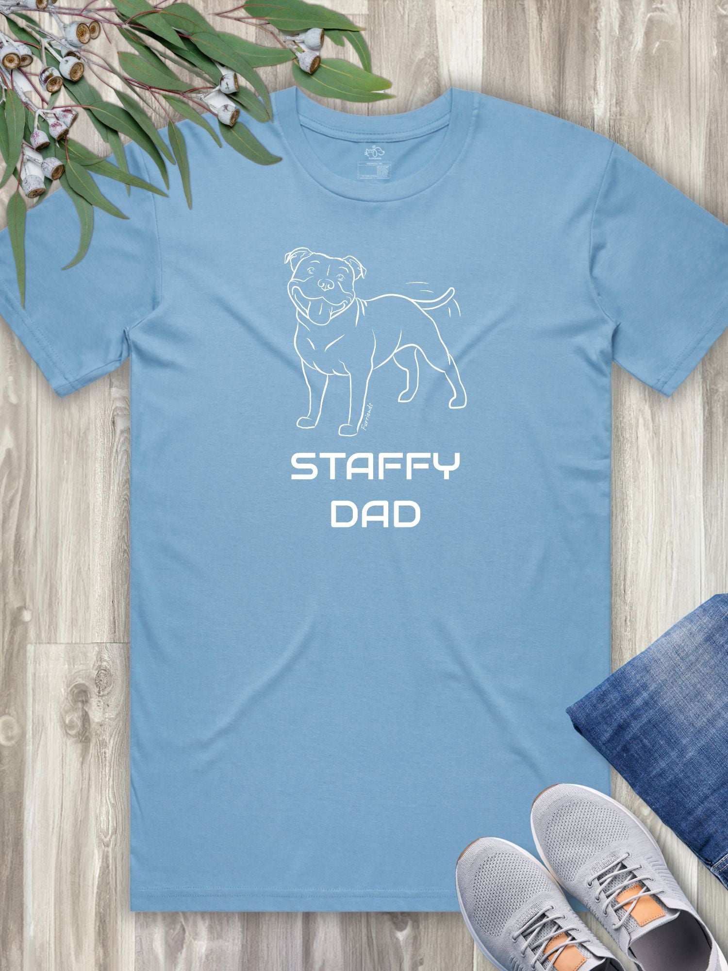 Staffy Dad Regular Fit-T-Shirt