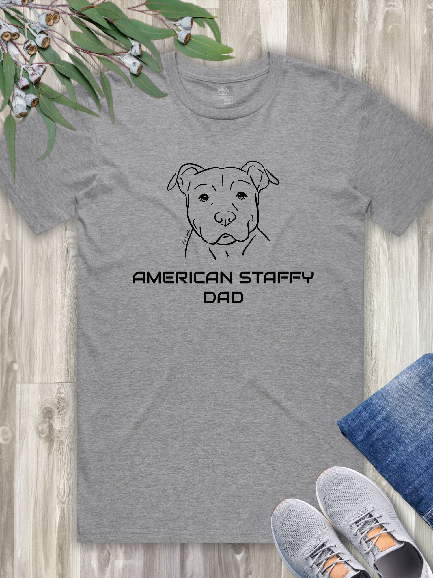 American Staffy Dad Regular Fit-T-Shirt