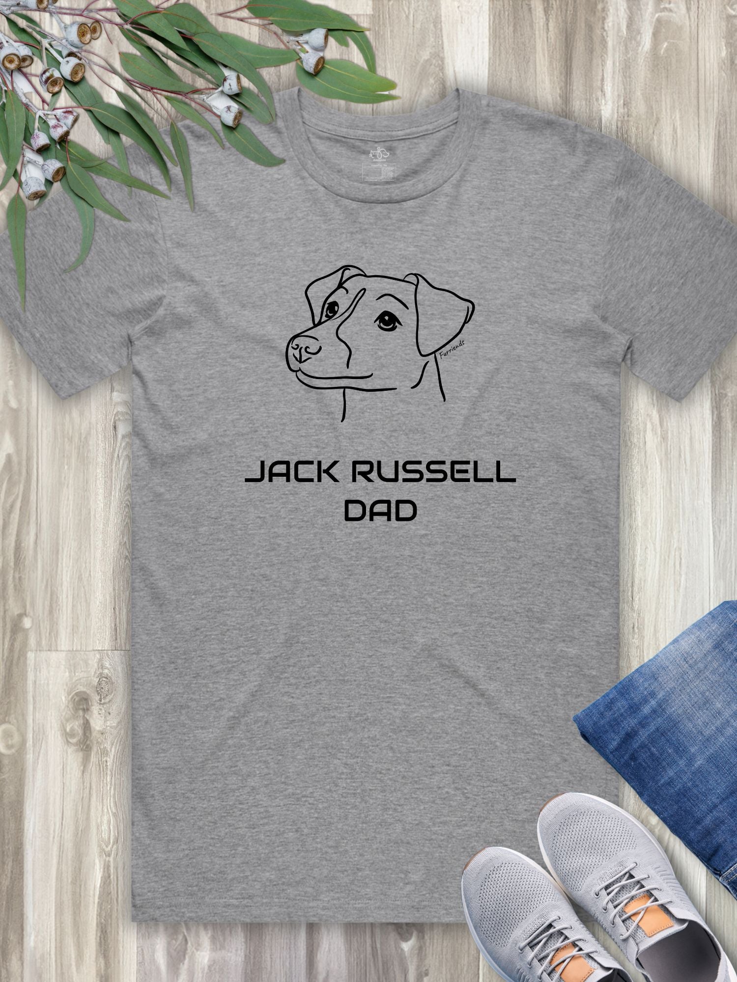 Jack Russell Terrier Dad (Smooth Coat) Regular Fit-T-Shirt
