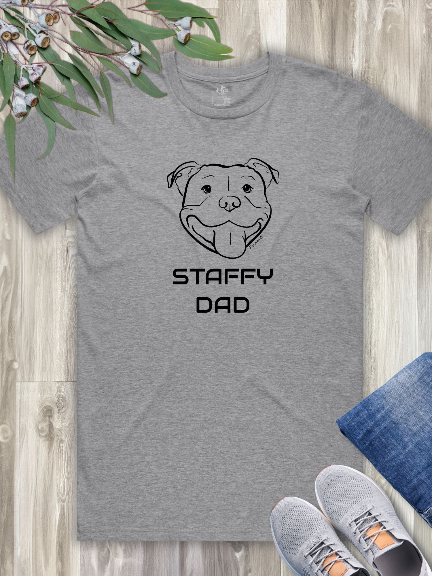 Staffy Dad Regular Fit-T-Shirt