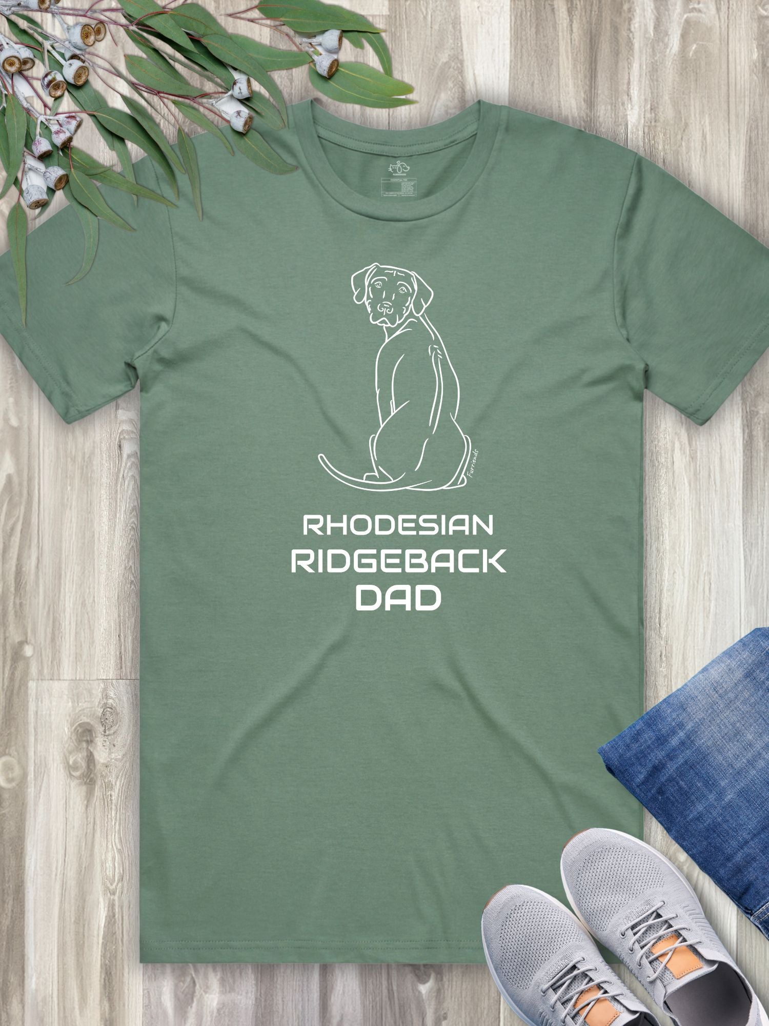 Rhodesian Ridgeback Dad Regular Fit-T-Shirt