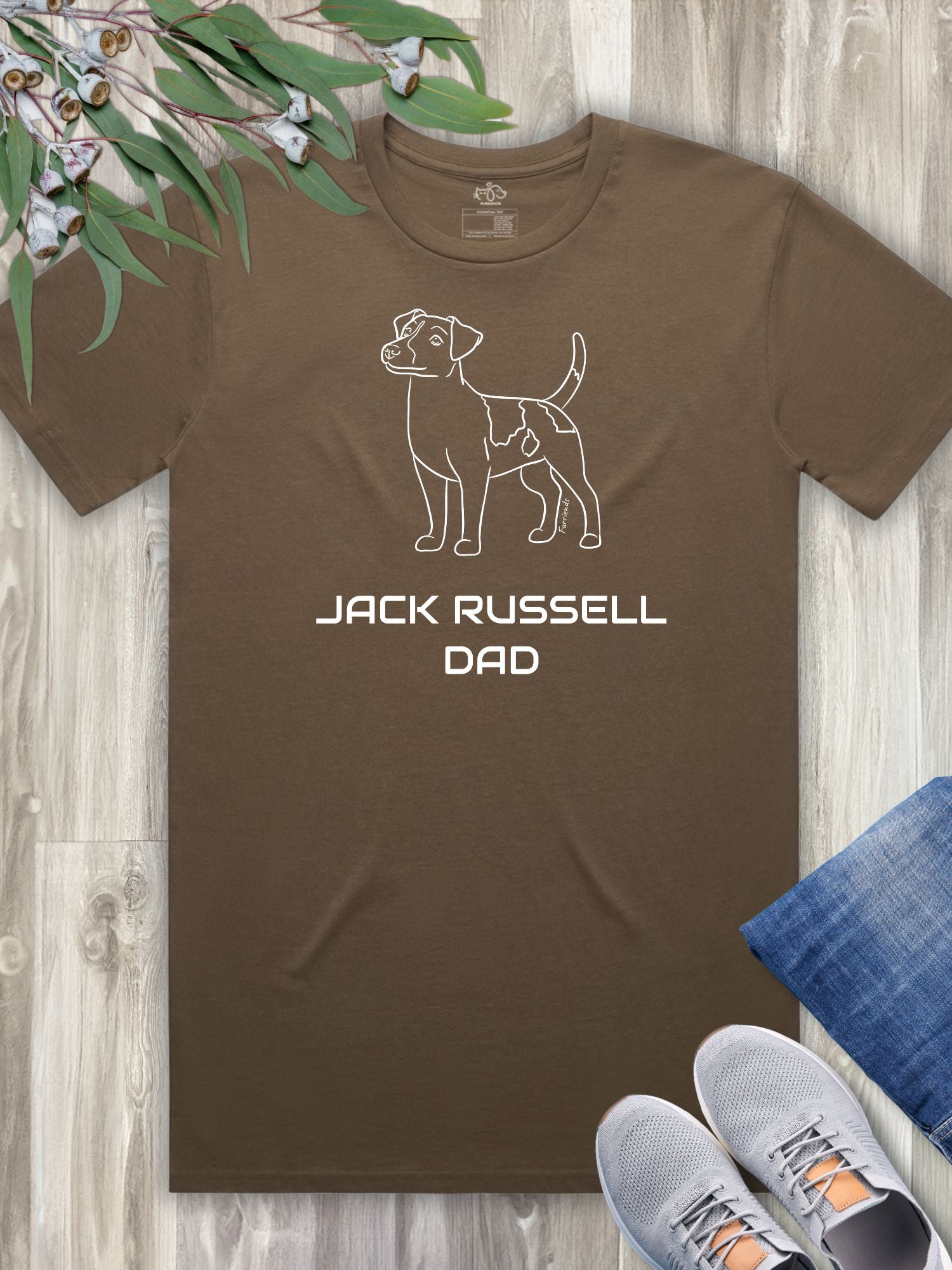 Jack Russell Terrier Dad (Smooth Coat) Regular Fit-T-Shirt