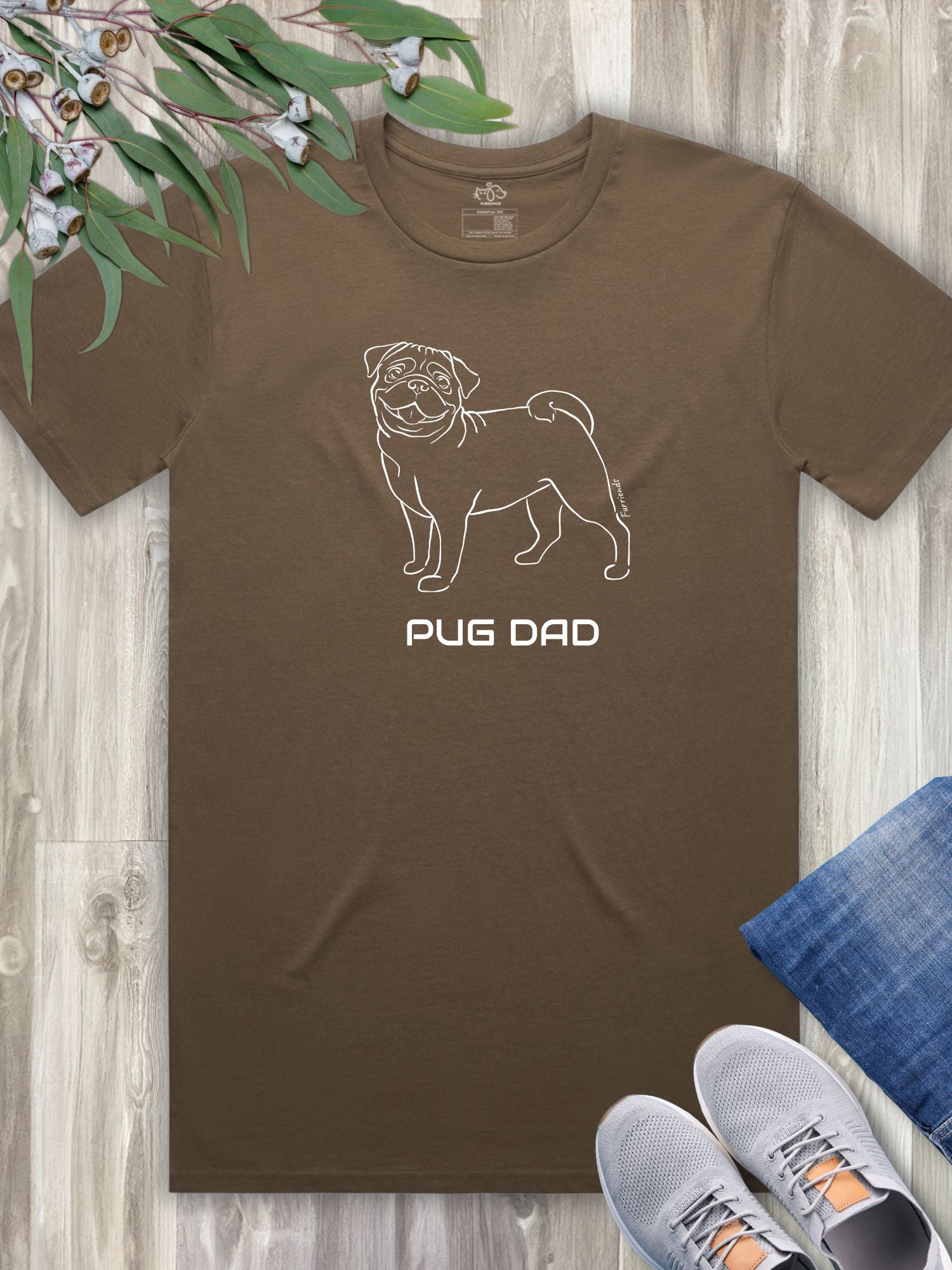 Pug Dad Regular Fit-T-Shirt