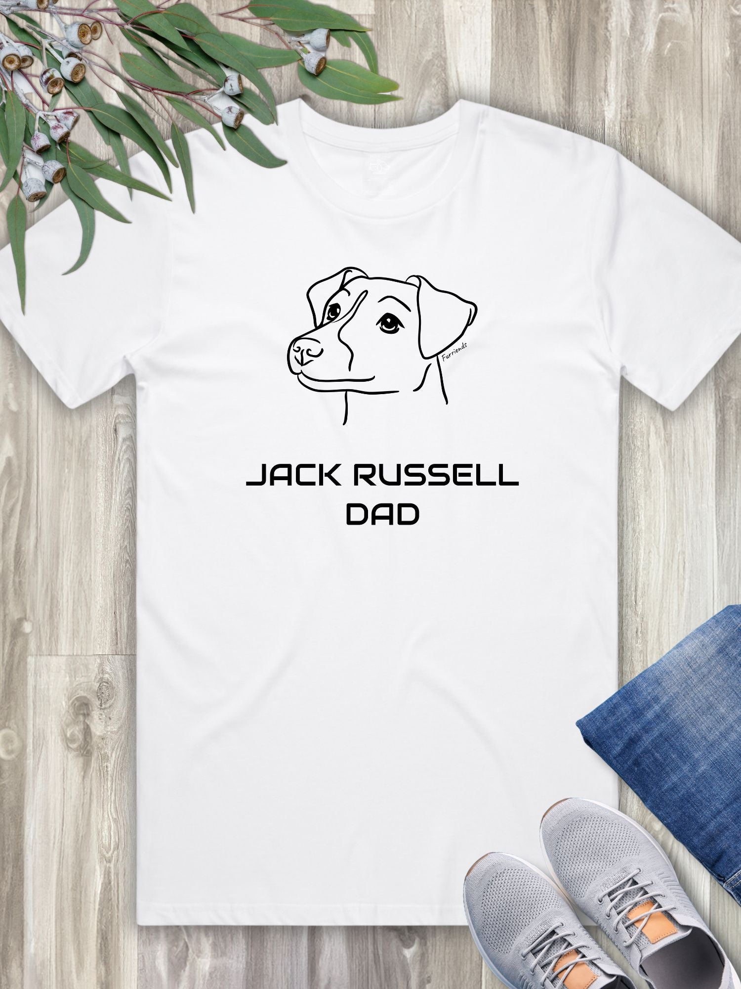 Jack Russell Terrier Dad (Smooth Coat) Regular Fit-T-Shirt