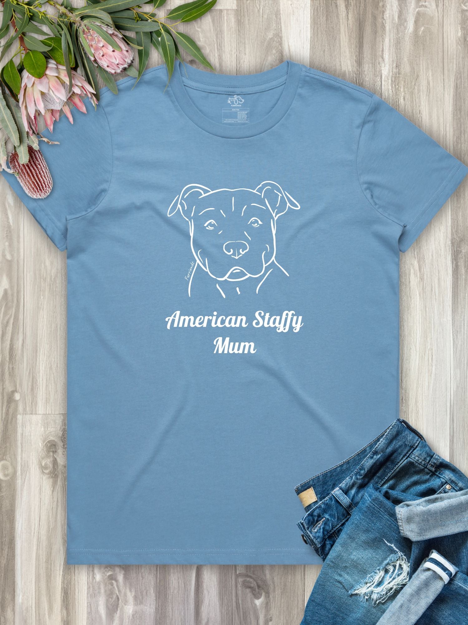 American Staffy Mum Regular Fit T-Shirt