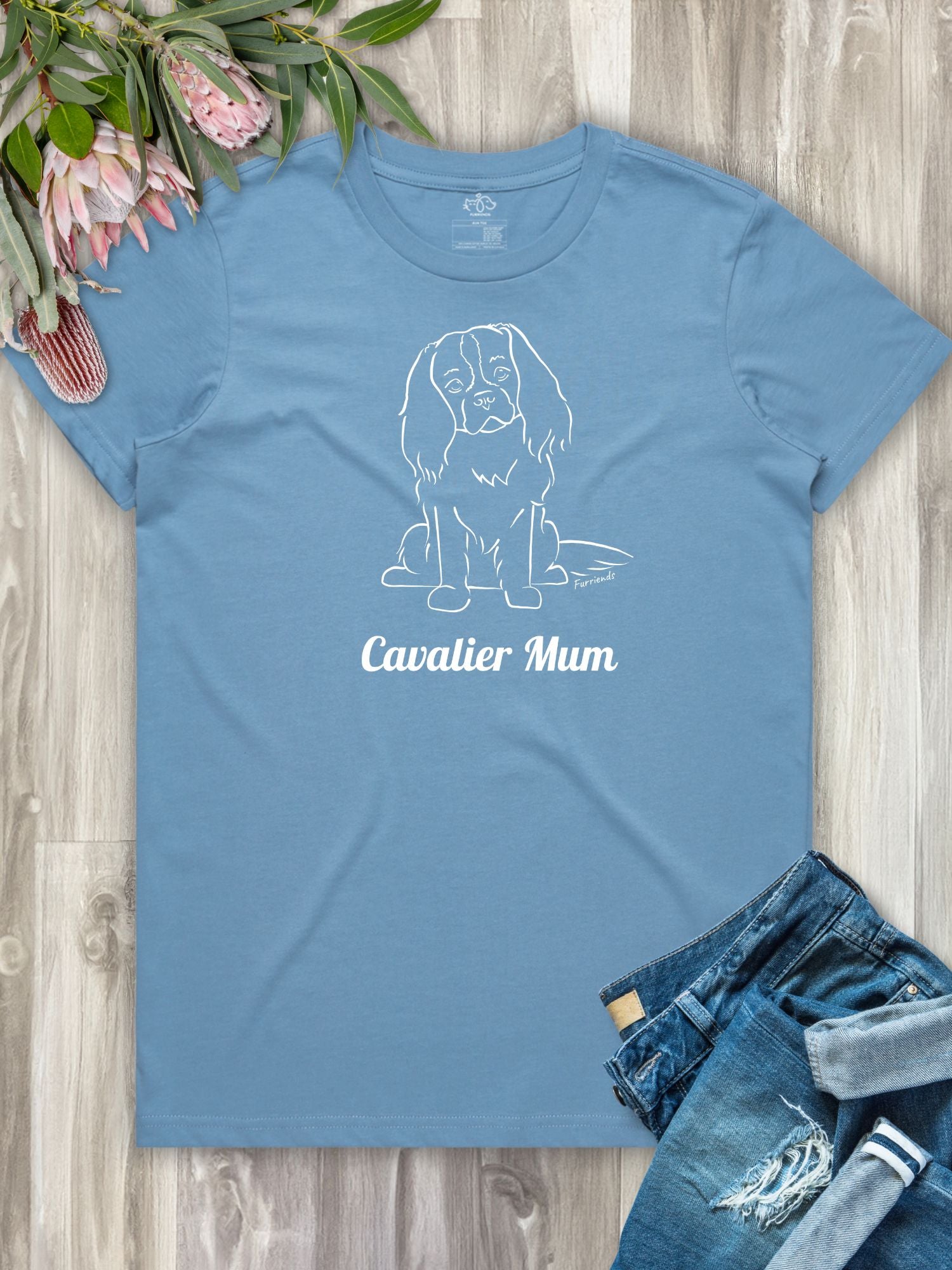 Cavalier King Charles Spaniel Mum Regular Fit T-shirt