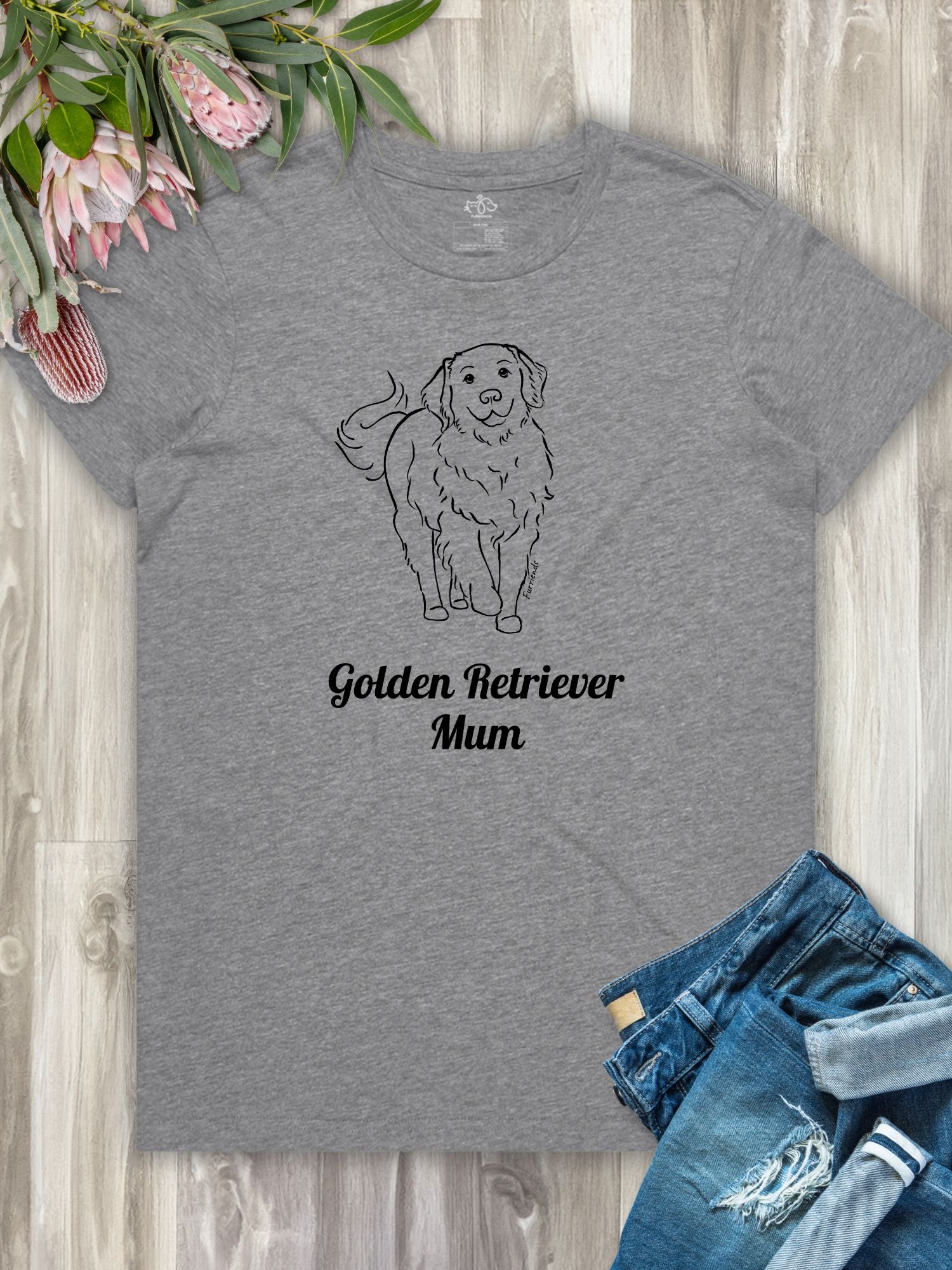 Golden Retriever Mum Regular Fit T-shirt