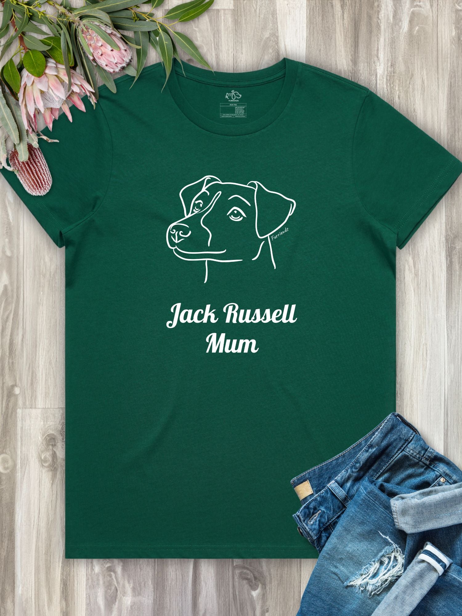Jack Russell Terrier Mum (Smooth Coat) Regular Fit T-shirt