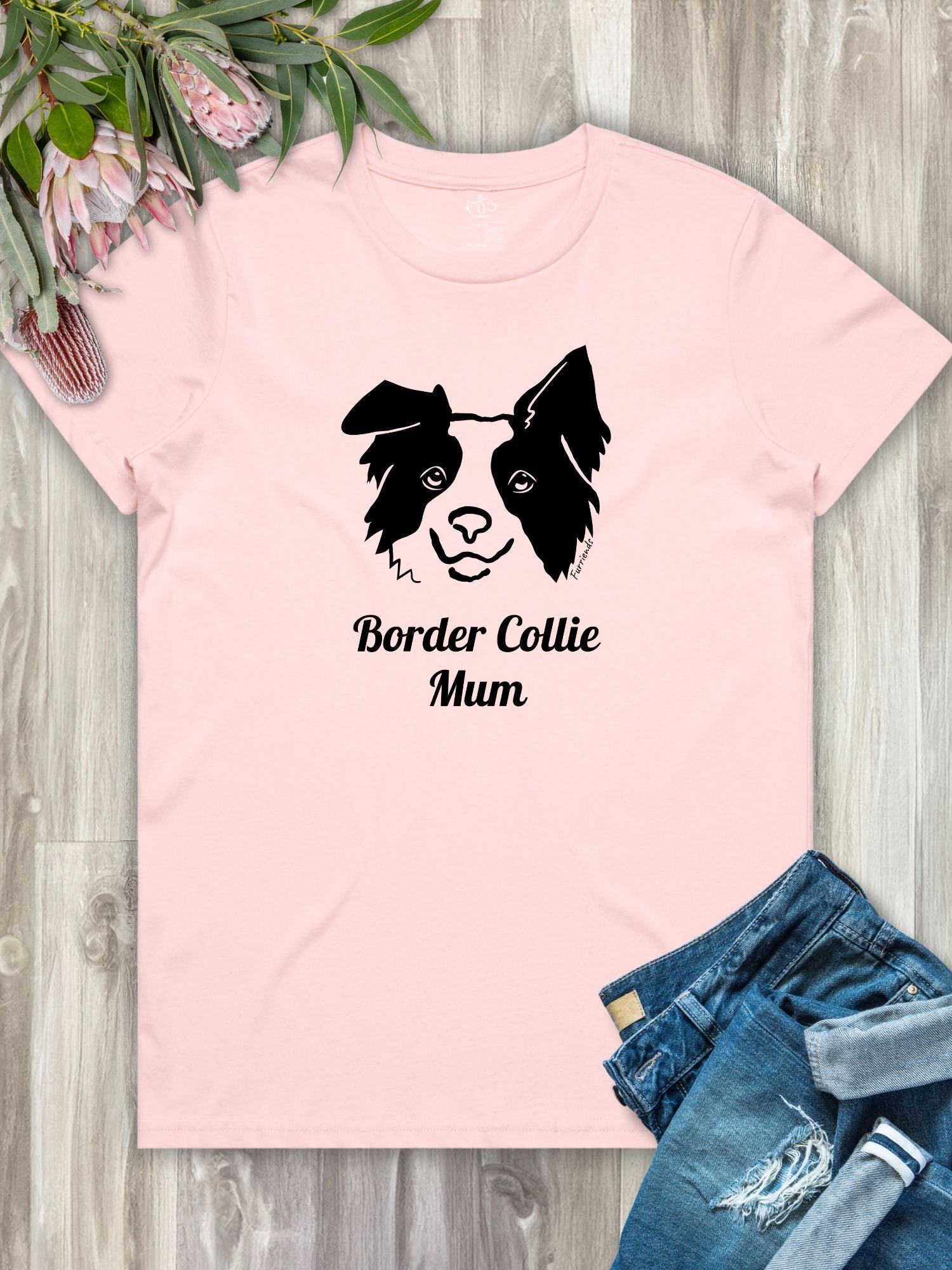 Border Collie Mum Regular Fit T-shirt