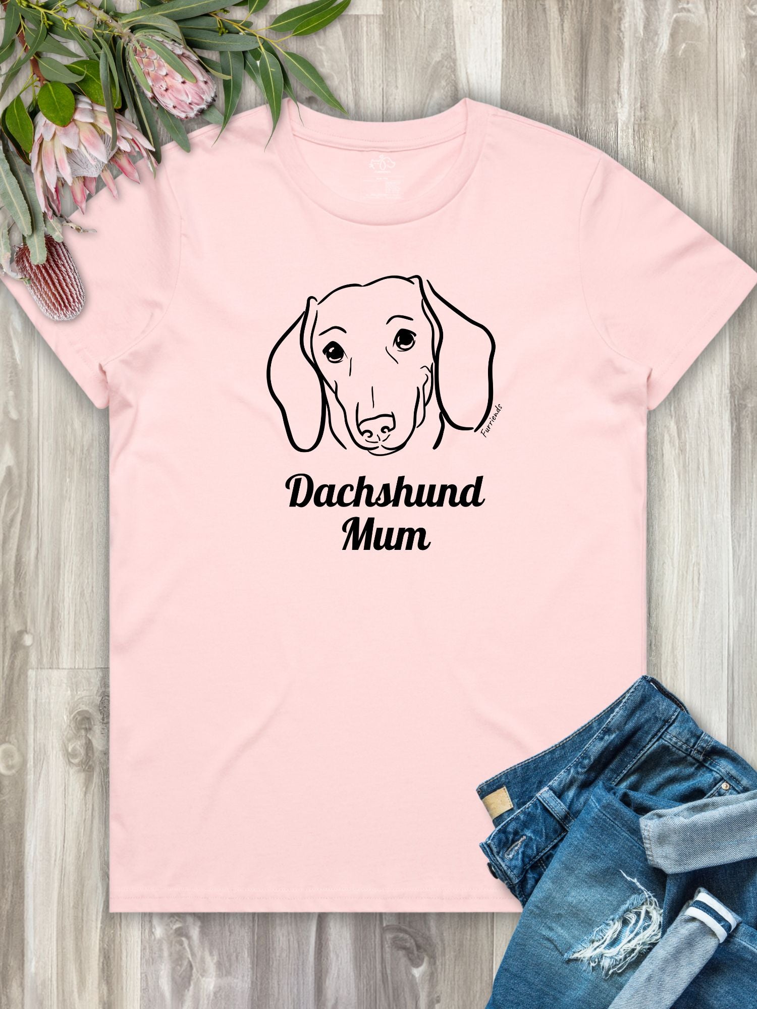 Dachshund Mum Regular Fit T-shirt
