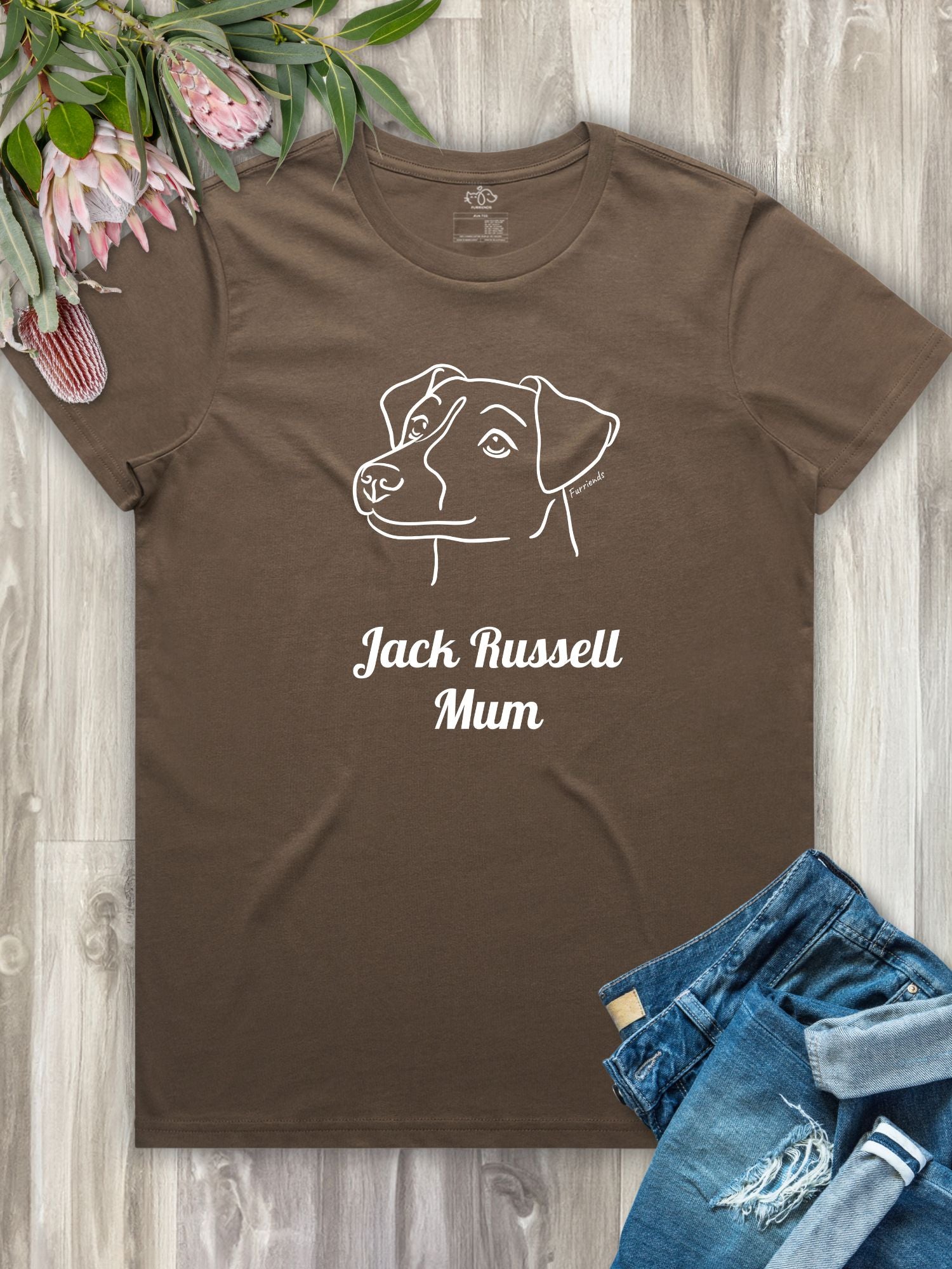 Jack Russell Terrier Mum (Smooth Coat) Regular Fit T-shirt