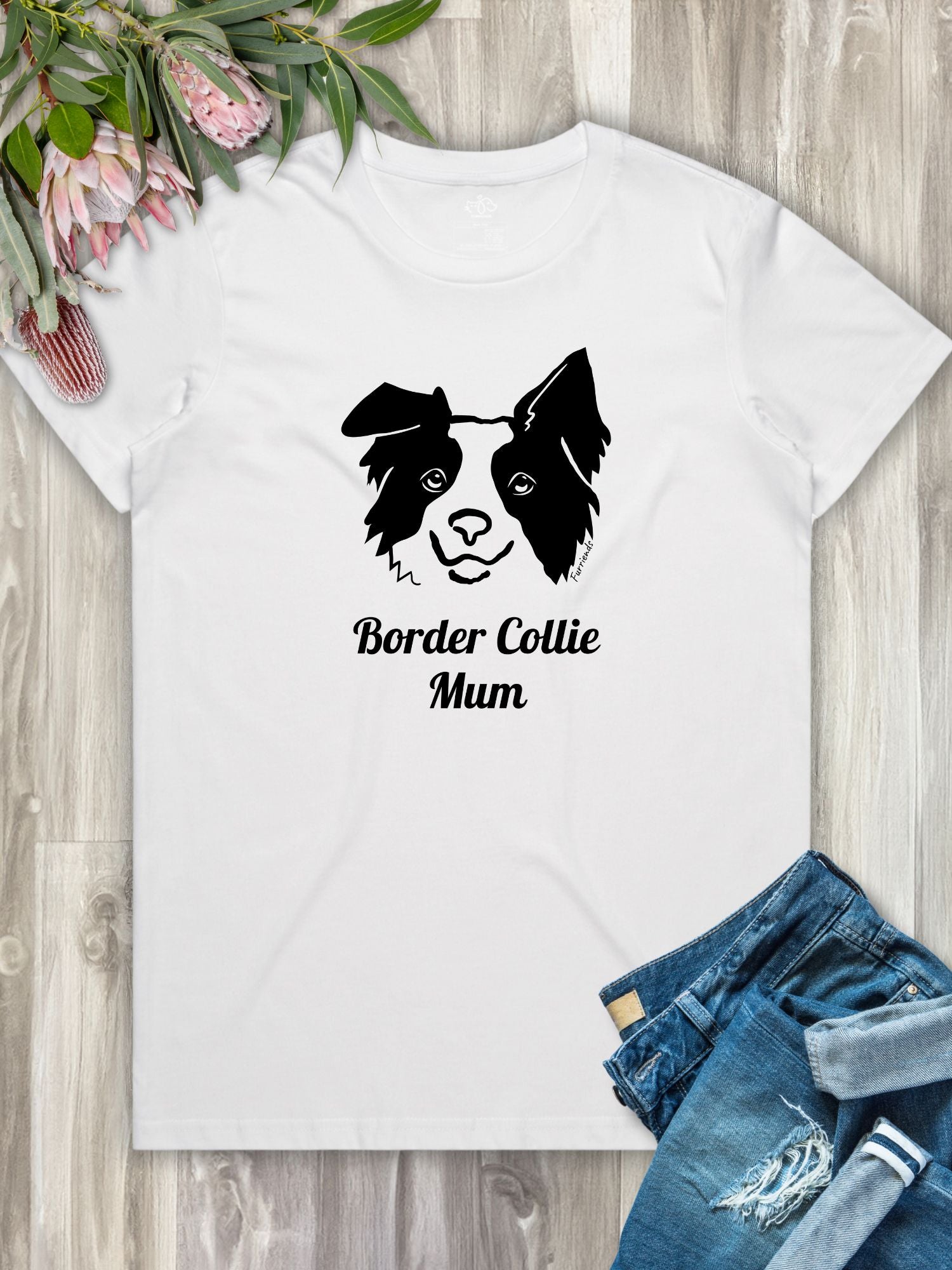 Border Collie Mum Regular Fit T-shirt