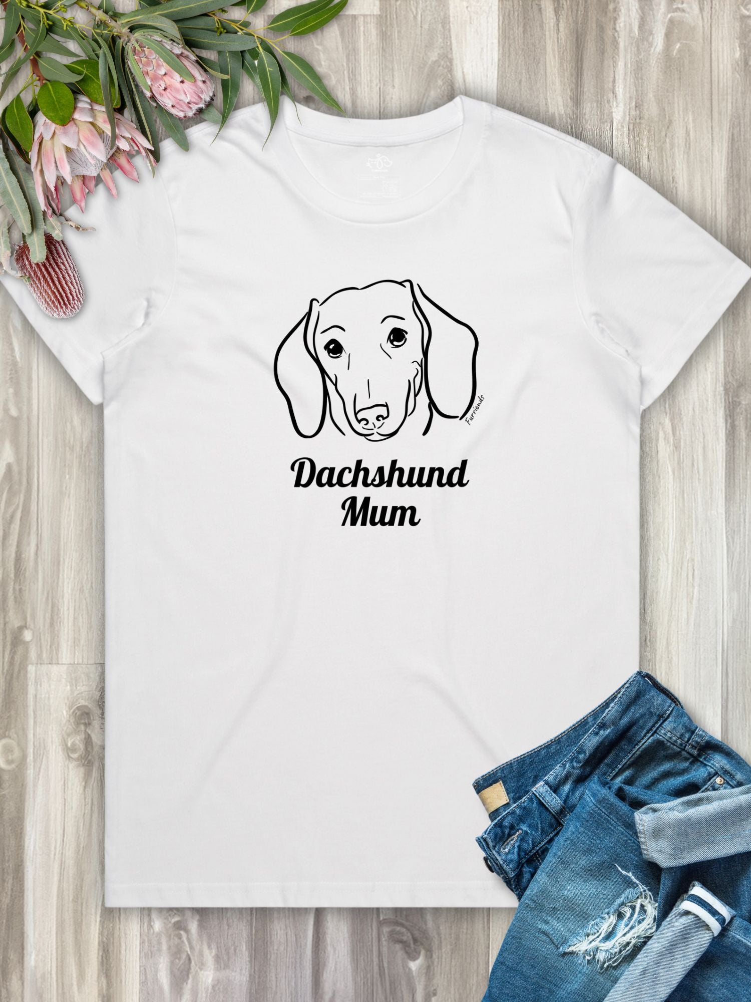 Dachshund Mum Regular Fit T-shirt