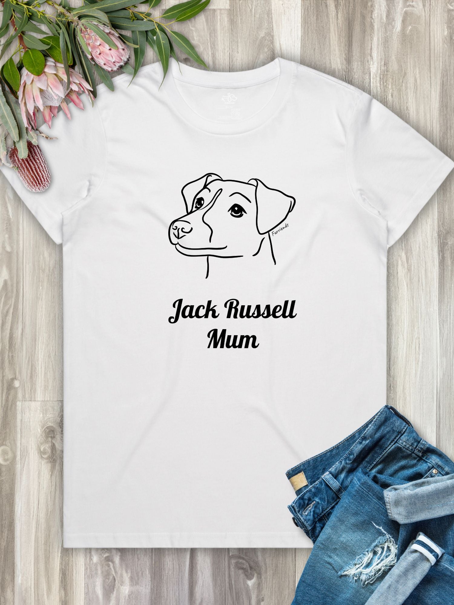 Jack Russell Terrier Mum (Smooth Coat) Regular Fit T-shirt