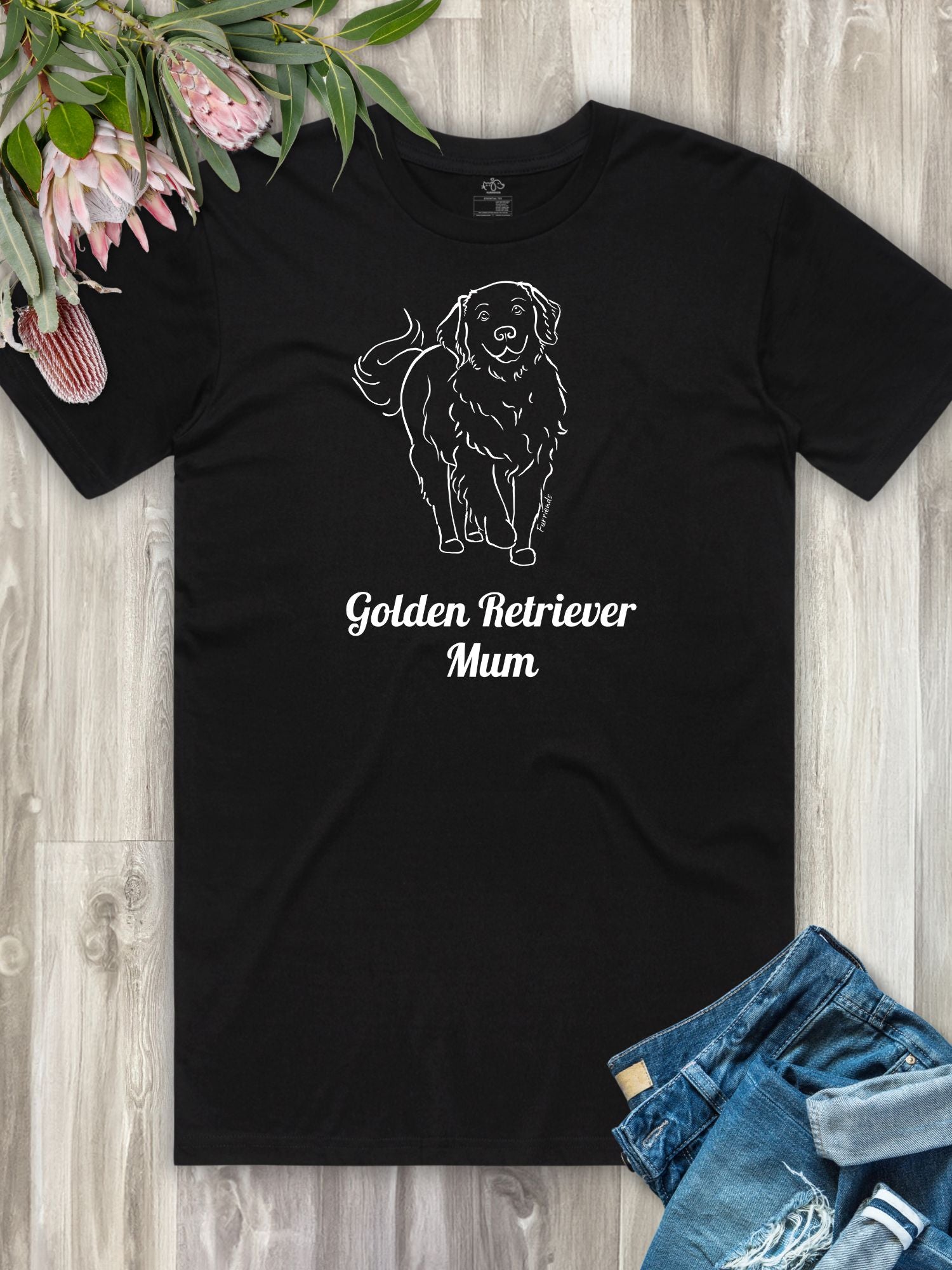 Golden Retriever Mum Regular Fit T-shirt