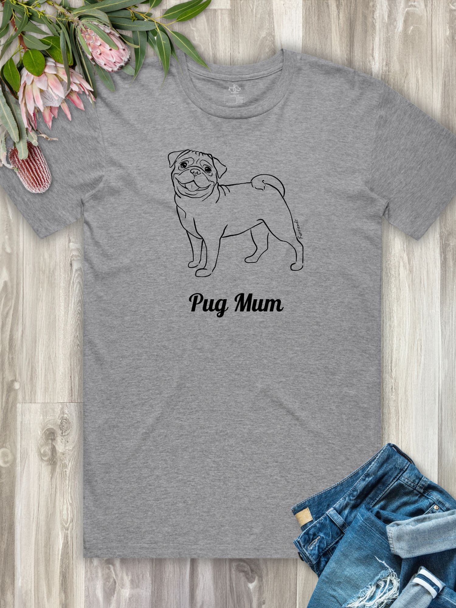 Pug Mum Regular Fit T-shirt