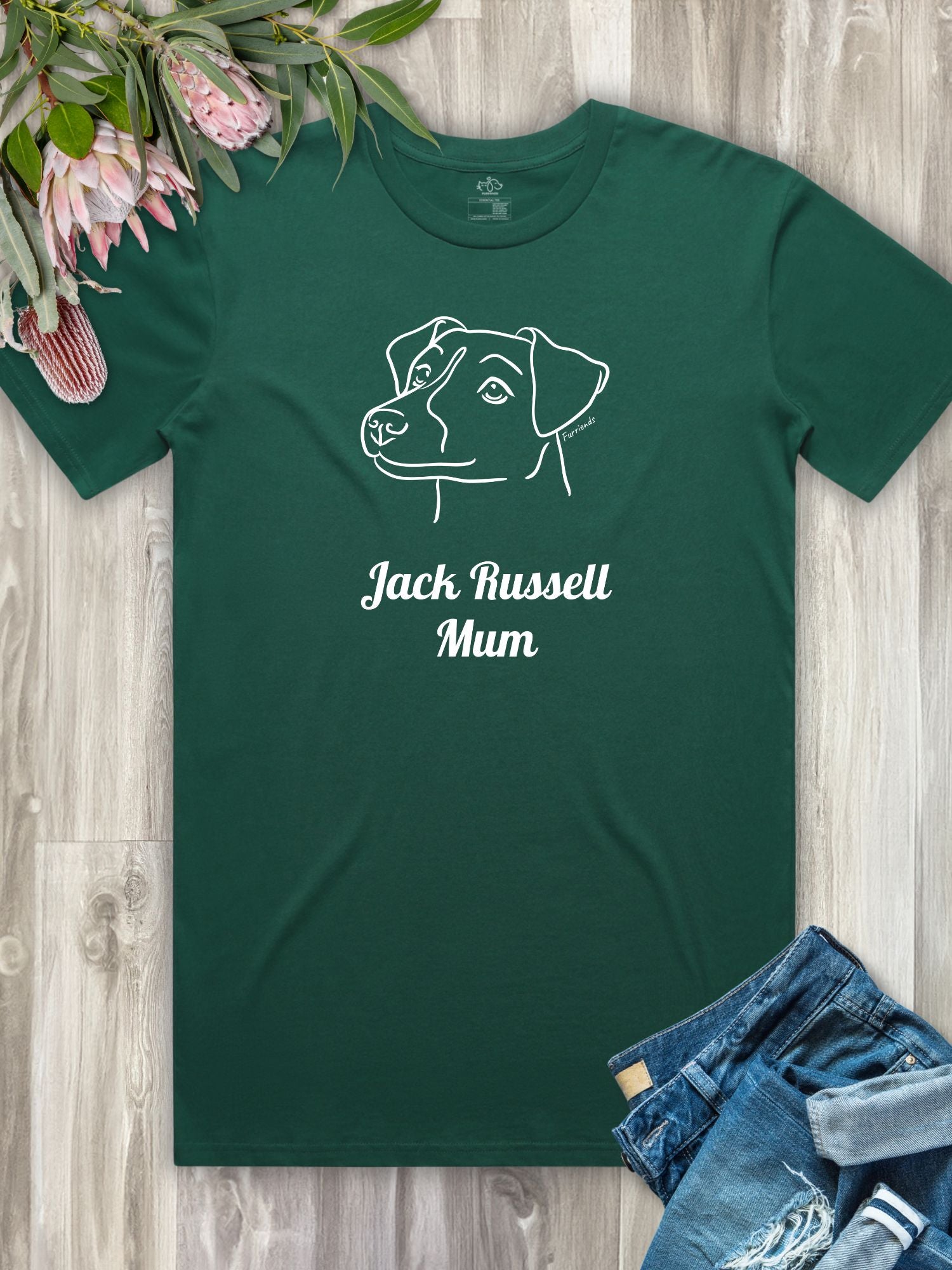 Jack Russell Terrier Mum (Smooth Coat) Regular Fit T-shirt