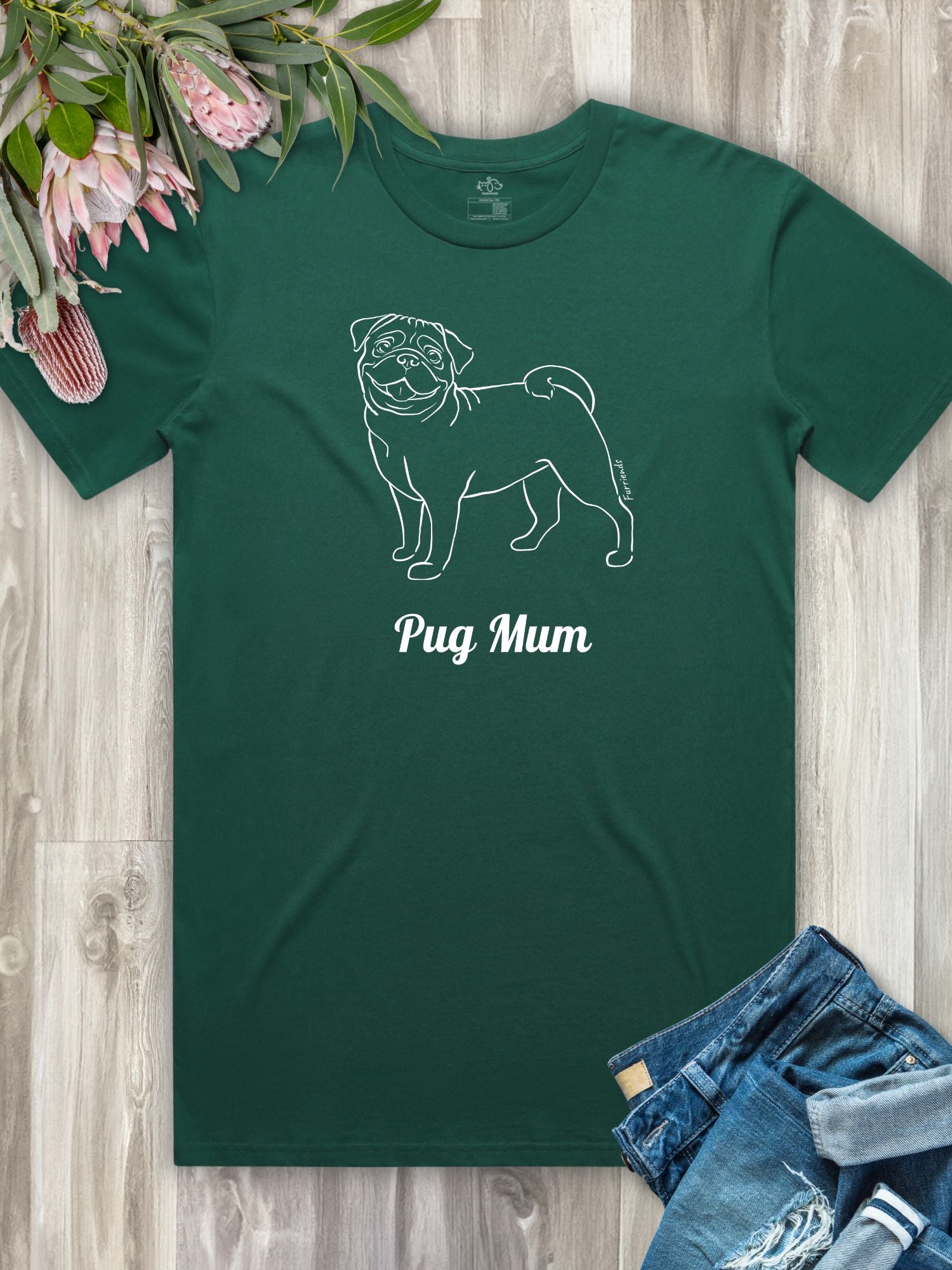Pug Mum Regular Fit T-shirt