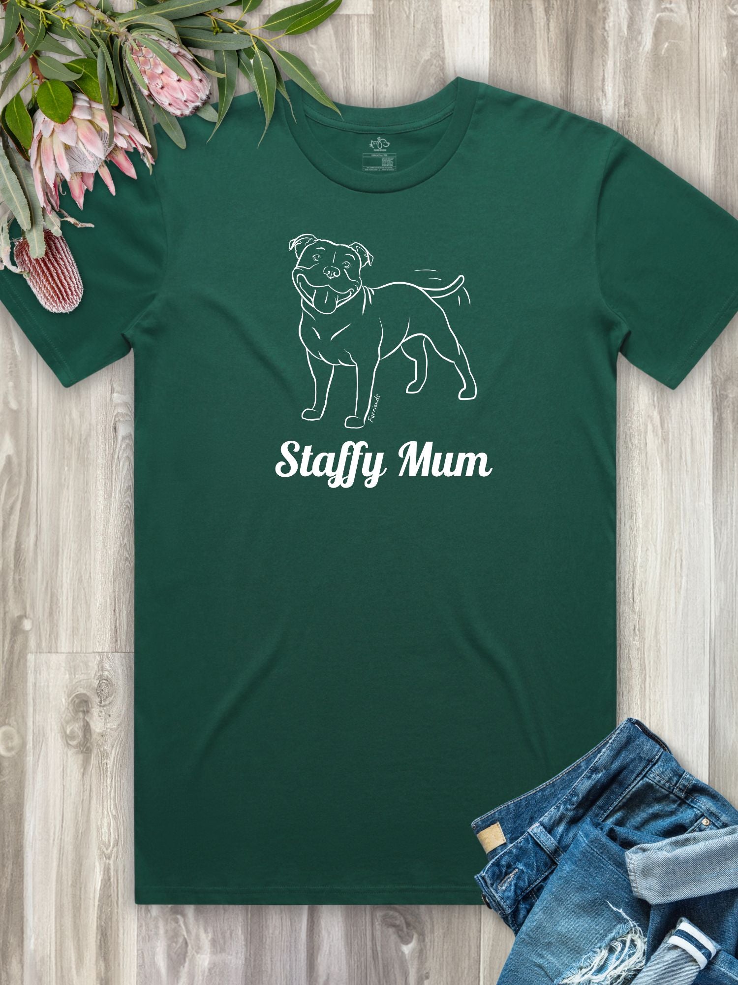 Staffy Mum Regular Fit T-shirt