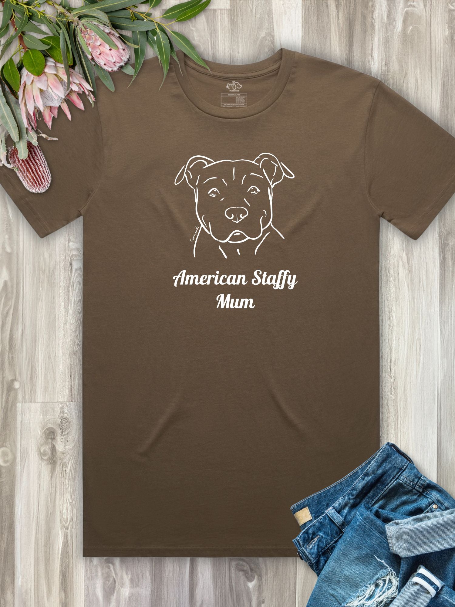 American Staffy Mum Regular Fit T-Shirt