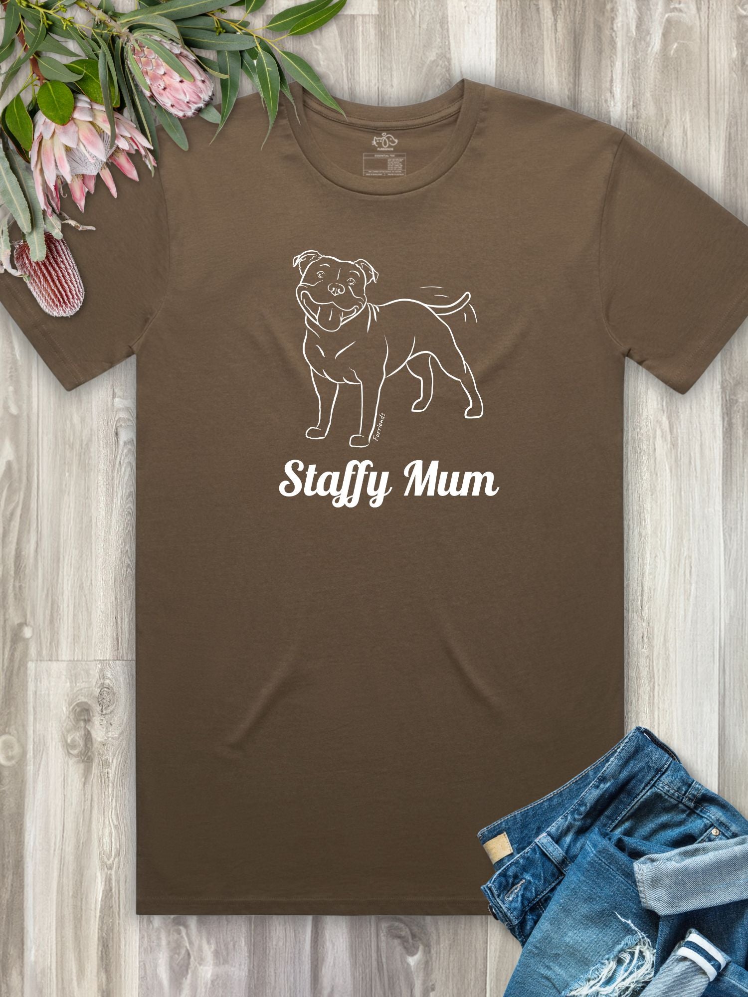 Staffy Mum Regular Fit T-shirt