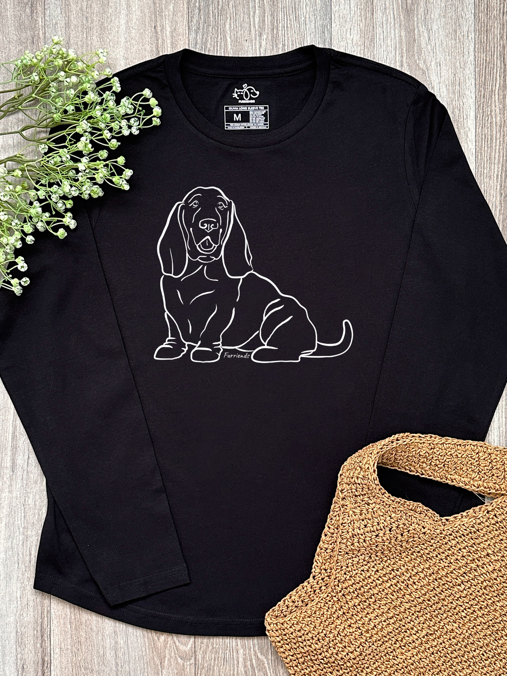 Basset Hound Olivia Women's Long Sleeve T-Shirt