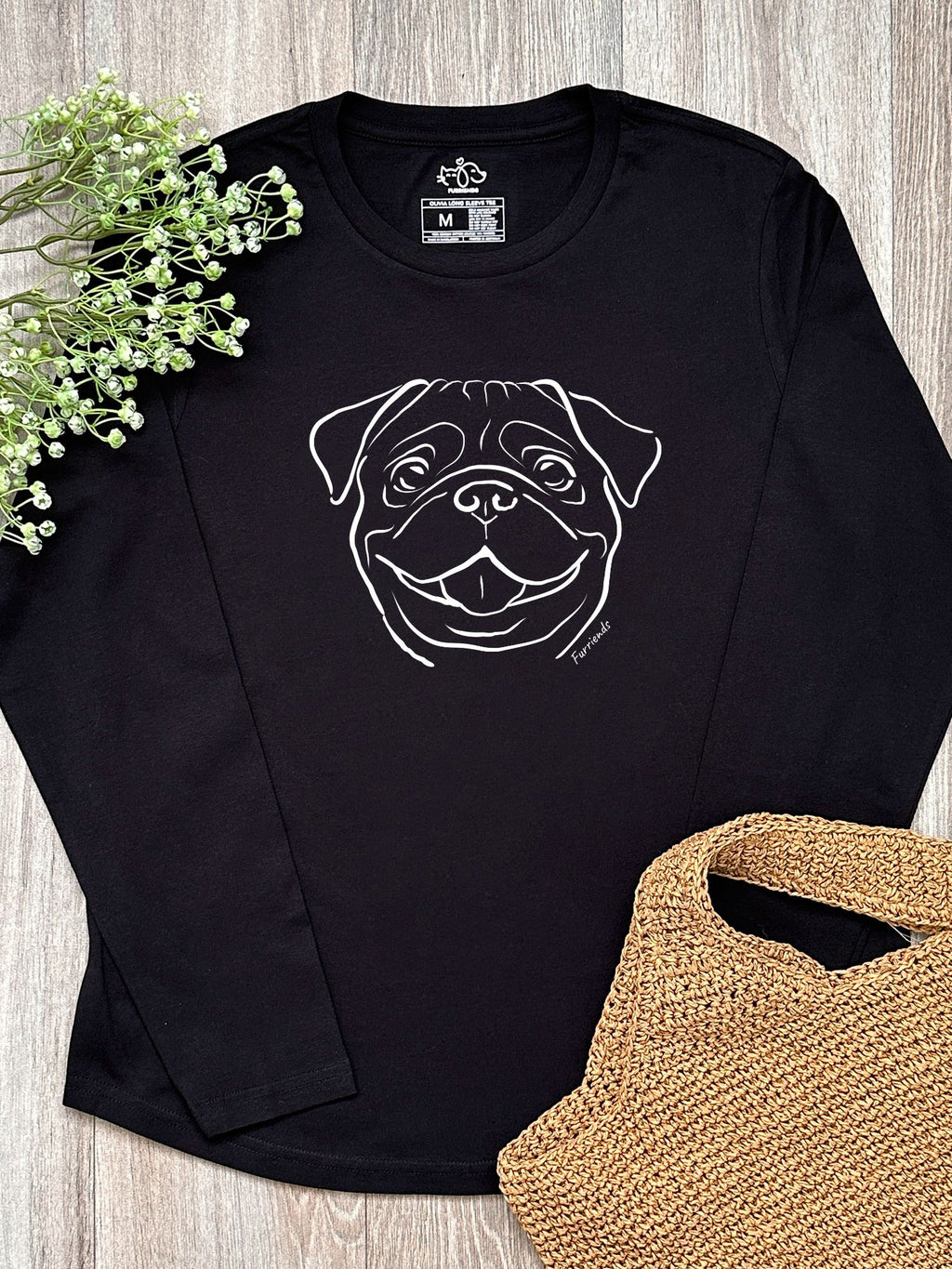 Pug Olivia Women's Long Sleeve T-Shirt