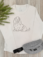 Basset Hound Olivia Women's Long Sleeve T-Shirt