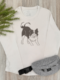 Border Collie Olivia Women's Long Sleeve T-Shirt