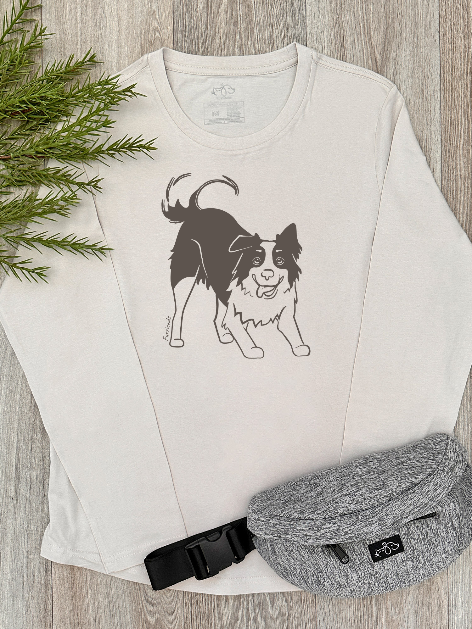 Border Collie Olivia Women's Long Sleeve T-Shirt
