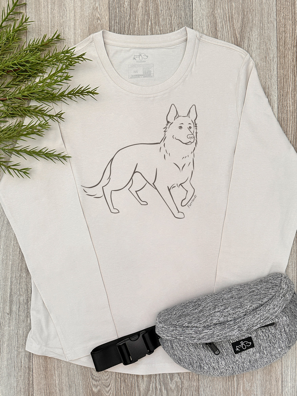 German Shepherd Olivia Women's Long Sleeve T-Shirt