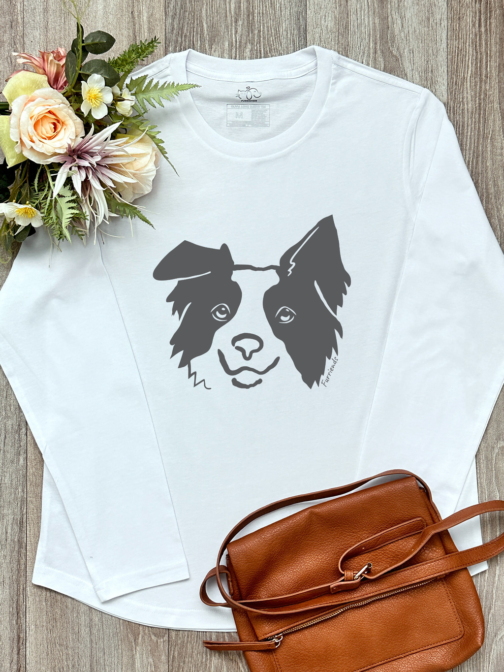 Border Collie Olivia Women's Long Sleeve T-Shirt