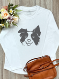 Border Collie Olivia Women's Long Sleeve T-Shirt