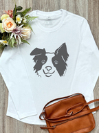Border Collie Olivia Women's Long Sleeve T-Shirt