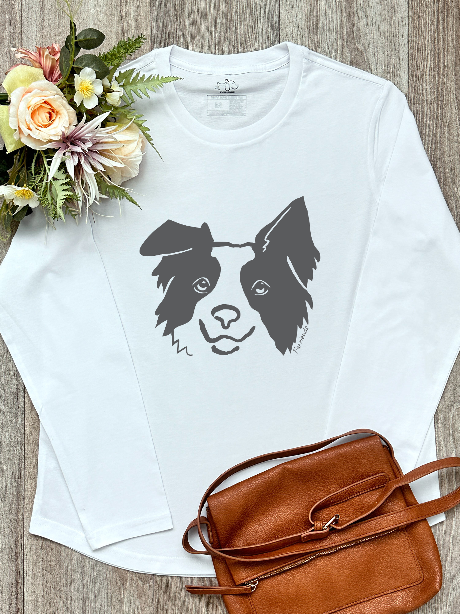 Border Collie Olivia Women's Long Sleeve T-Shirt