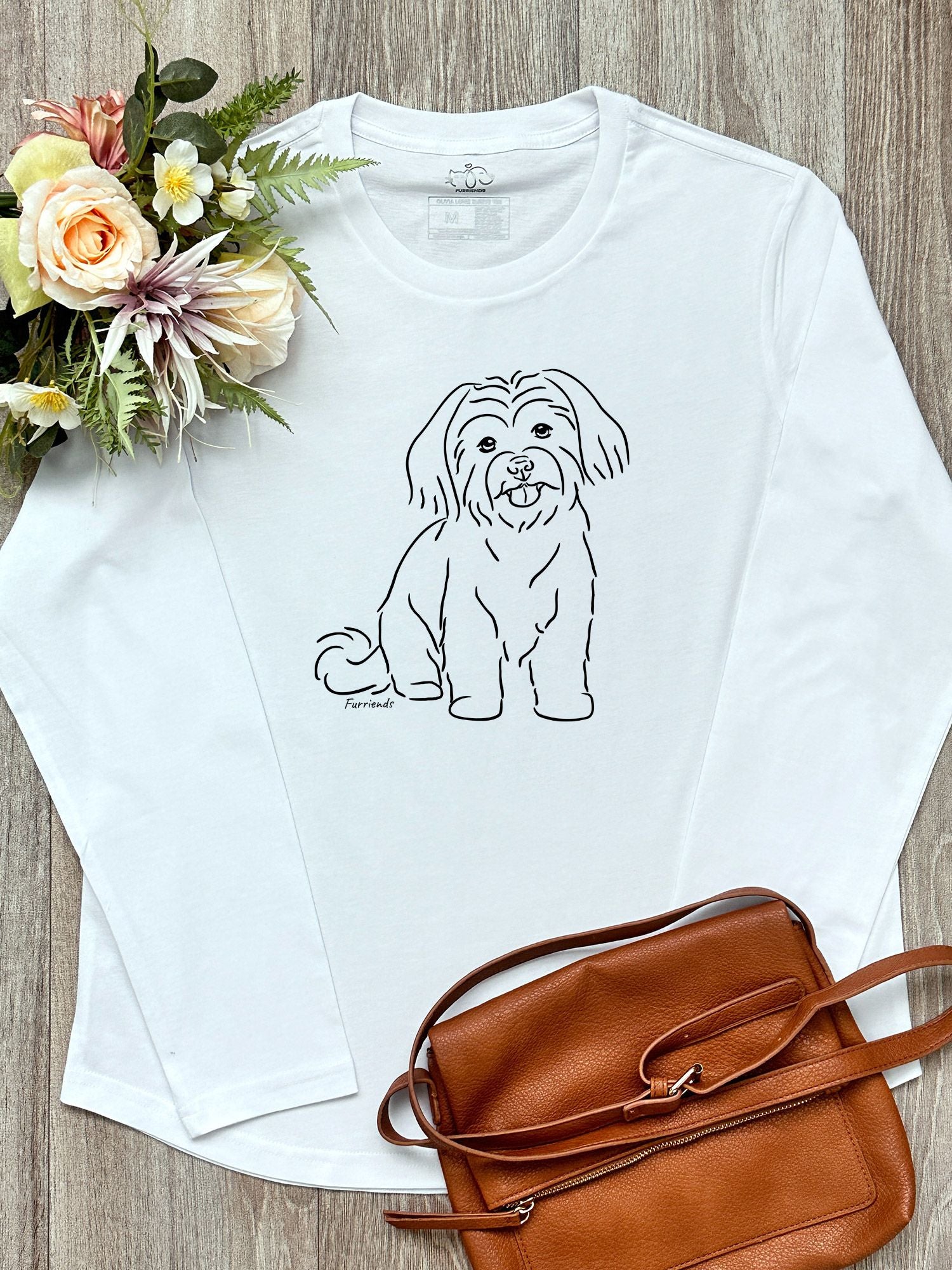 Maltese Terrier Olivia Women's Long Sleeve T-Shirt