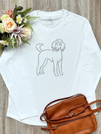 Poodle Olivia Women's Long Sleeve T-Shirt