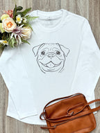 Pug Olivia Women's Long Sleeve T-Shirt