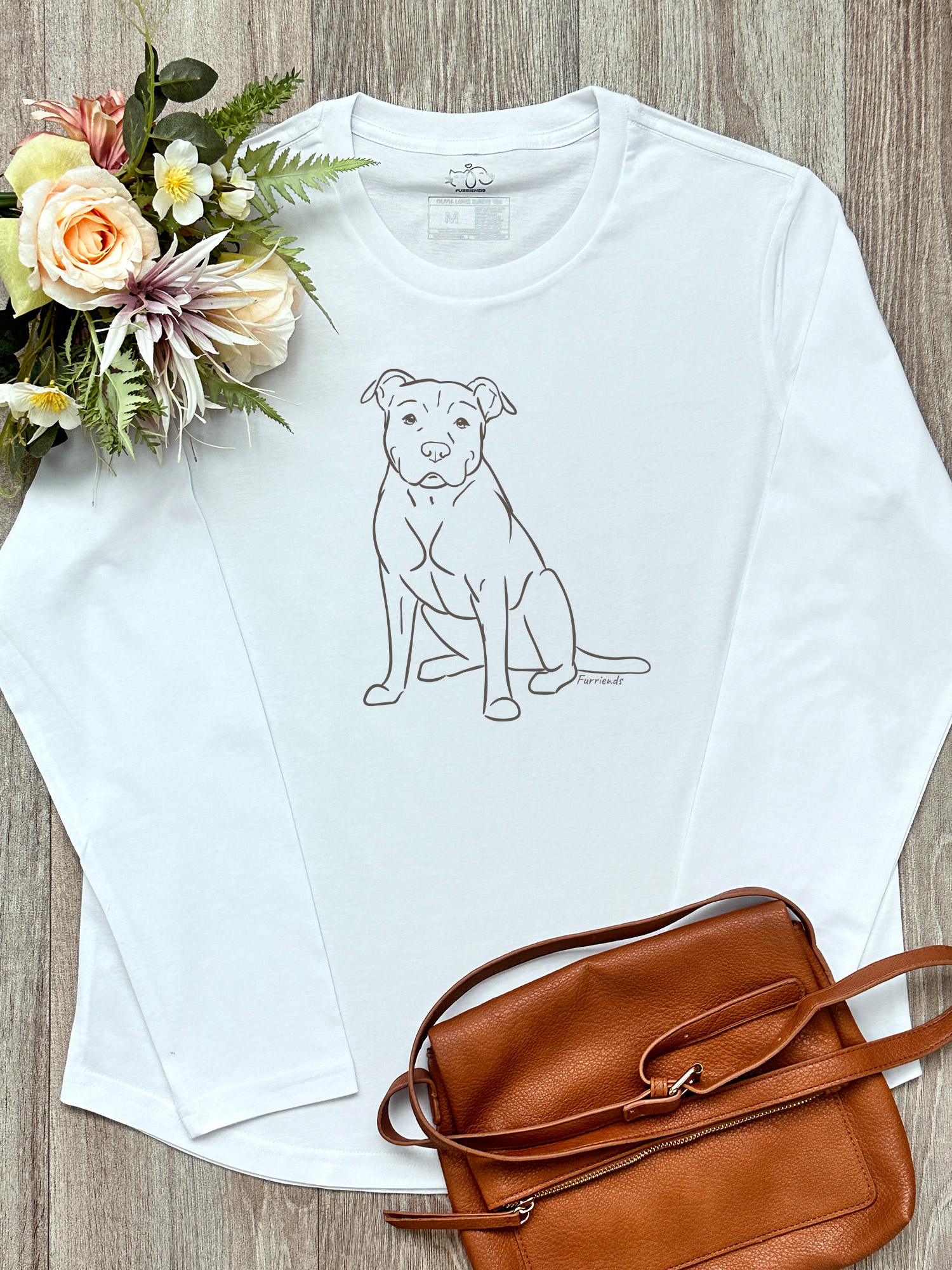 American Staffordshire Terrier Olivia Women's Long Sleeve T-Shirt