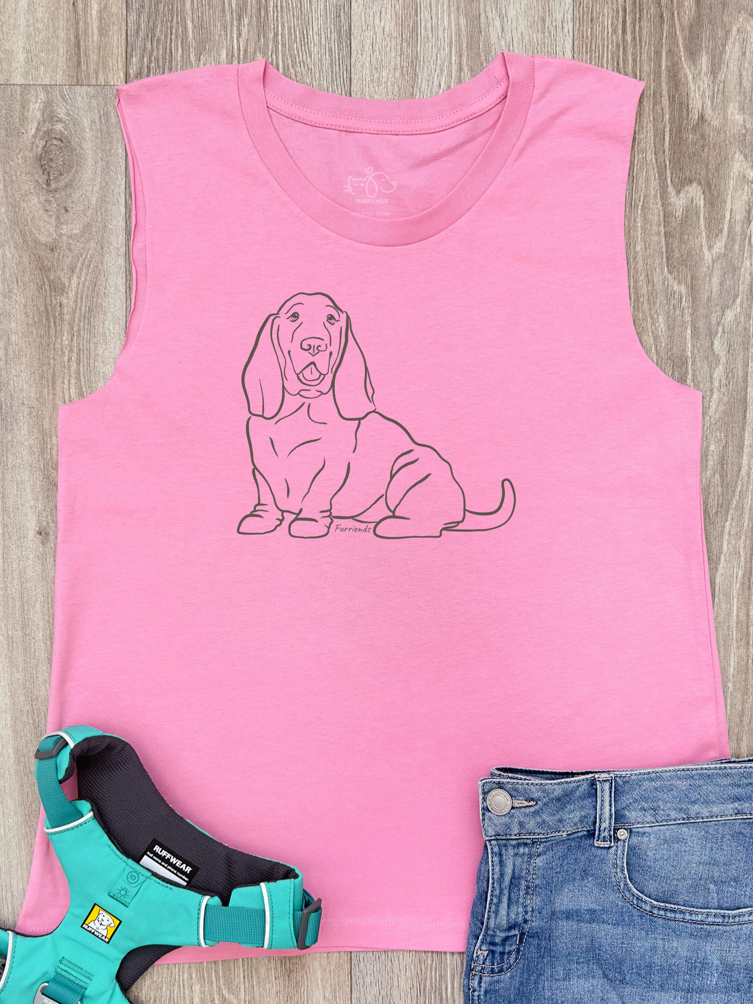 Basset Hound Tank Top